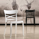 Set 6 Sedie 81x46x52 cm in Polipropilene Bianco