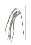Set 6 Amaranthus Pedente con Glitter H80 cm 