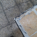 Tavolino da Giardino Quadrato in Ferro con Piano in Ceramica a Mosaico Taddei Zeus Seconda Scelta