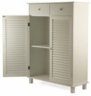 Mobile Bagno 2 Ante 2 Cassetti in Legno Soriani Bianco