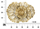Pannello Ibis 52,5x8,5x40 cm in Ferro Oro