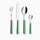 Servizio Set di Posate 24 pezzi in Acciaio Inox Eme Brio Verde 67