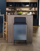 Pattumiera Alta 54L Keter Verto High 43,5x26,5x68,7 cm in Plastica Blu Perla      