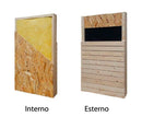 Casetta Abitabile da Giardino 3,65x2,99m Senza Pavimento con Pareti Isolanti Decor Home 9m²