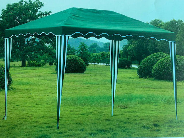 sconto Gazebo da Giardino 3x4m in Metallo Copertura in Poliestere Morel Parasole Verde