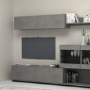 Parete attrezzata Aktif cemento beton 280x180 cm