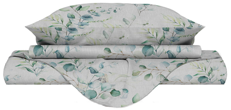 Copripiumino con Federe Stampato in Microfibra Ivy Varie Misure