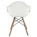 Sedia Moritz 53x47x82 h cm in Legno Bianco