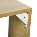 Mensola 4 Ripiani 100x15x60 cm in Legno Truciolato
