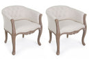 Set 2 Poltrone 60x60x70h cm Diva Naturale 