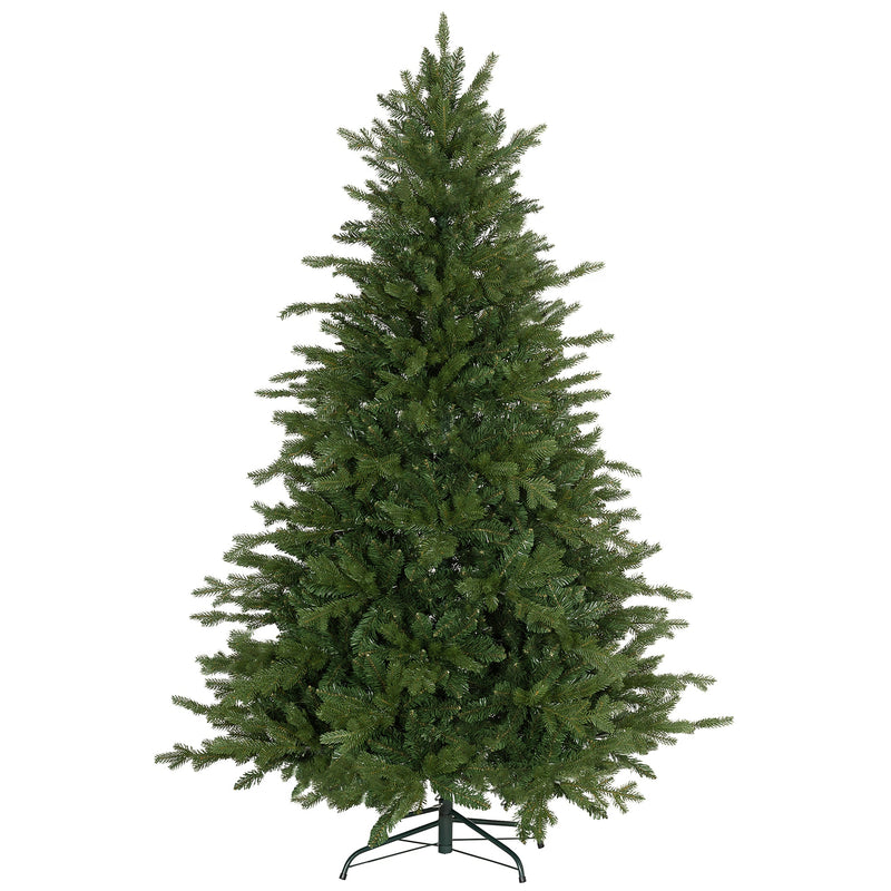 Albero di Natale Artificiale 180 cm 1821 Rami Base in Metallo Verde 