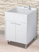 Mobile Lavatoio in PVC 60x50x85cm 2 Ante Forlani Neat Bianco