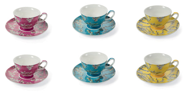 online Set 6 Tazzine da Caffè Ø11,5x5 cm in Porcellana Villa d'Este Home Tivoli Japanese