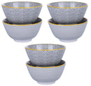 Set 6 Ciotole Ø12 cm 280 ml in Porcellana VdE Tivoli 1996 Confusion
