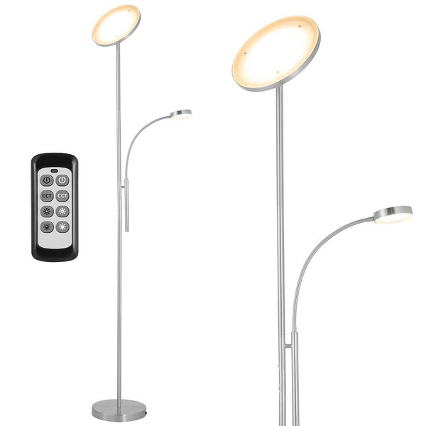 Lampada PIantana da Terra Touch LED 36W 2000Lm 2 Luci Dimmerabile + Telecomando acquista