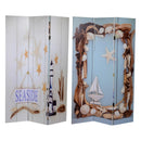 Separé in Tessuto 3 Ante 40x2,5H180cm Conchiglie