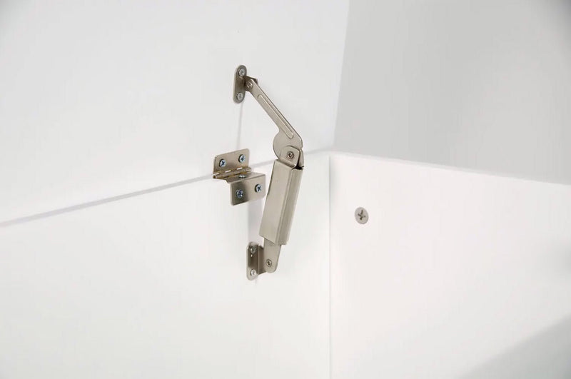 Cassapanca Baule Rettangolare in MDF 85x40x45 cm Fumer Florence Bianca