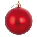 Set 6 Palle di Natale Ø6 cm in Plastica Rosso