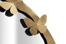 Specchio Glam Lady Luxy Ø80x2,5 Misura Specchio Ø72 cm in Ferro Oro