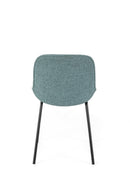 Set 4 Sedie 57x46xH80 cm in Tessuto Eva Acquamarina