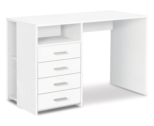 acquista Scrivania da Ufficio 4 Cassetti 120x76x55 cm Bianco Fiammato