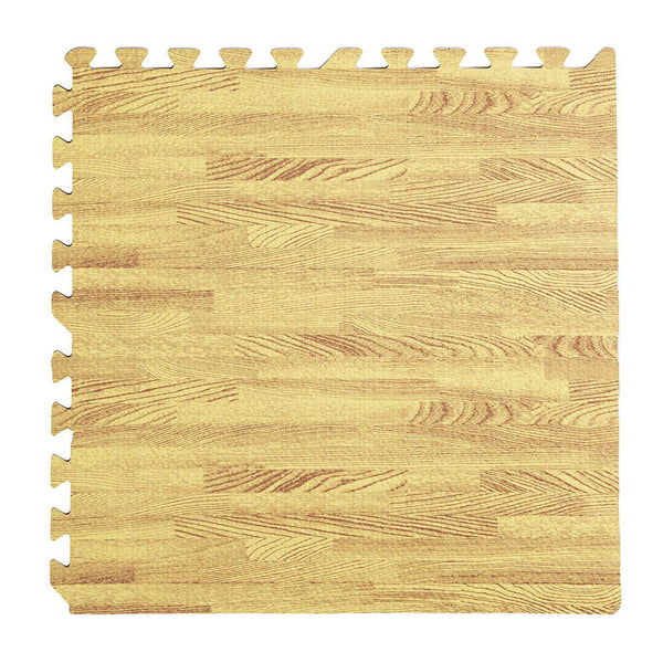 prezzo Tappeto Puzzle per Bambini Effetto Legno 4 Pezzi 60x60 cm Teak
