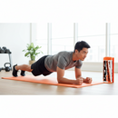 Tappeto per Yoga Fitness Mare Arrotolabile 180x50 cm Spessore 8 mm Arancione