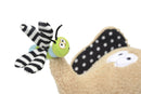 Elefante Peluche Trainabile con Ruote per Bambini Dolce Multicolor