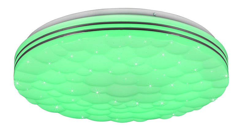 Plafoniera da Interno a LED in Plastica Bianco Opaco