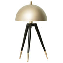 Lampada da Tavolo Ø30x62 cm E27 Paralume in Metallo Oro