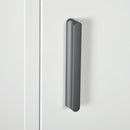 Armadietto Medicinali a Parete 40x15x53,5 cm con 2 Chiavi in Acciaio Bianco  