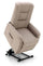 Poltrona Alzapersona Elettrica 1 Motore in Similpelle Tortora