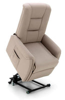 Poltrona Alzapersona Elettrica 1 Motore in Similpelle Tortora