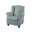 Poltrona Bergere 87x77x99 cm in Similpelle tortora