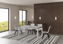 Tavolo Allungabile 160/210/260x90x76,6 cm Kaneva Marmo Calacatta