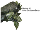 Arella Siepe Sintetica Artificiale in PVC con Rete Ombreggiante Ranieri Foglie di Lauro Varie Misure