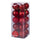 Set 20 Palle di Natale Ø6 cm in Plastica Rosso