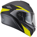 Casco Integrale per Scooter Visiera Lunga CGM Dresda 508G Giallo Fluo Opaco Varie Misure