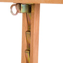 Cavalletto per Pittura Treppiede 65x68x174-230 cm con Supporto per Tela Regolabile in Legno di Faggio   