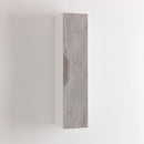 Pensile da Soggiorno 1 Anta Soft Close 17,5x16x78,2 cm TFT Belsk Bianco e Cemento