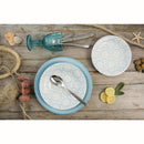 Servizio Piatti 18 Pezzi in Gres Villa d'Este Acqua Marina