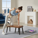 Set 6 di Manubri Pesi Fitness 6 kg Totali con Impugnatura Antiscivolo e Valigetta Multicolore Rosa      