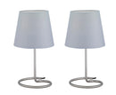 Lampada tavolo da Interno  E14 in Metallo Nickel Opaco