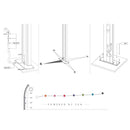 Doccia Solare da Giardino Miscelatore Nebulizzatore e Doccetta Mobile Arkema Happy Go Arancio