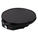 Crepiera Elettrica Antiaderente 1200W Kooper Goody Nera