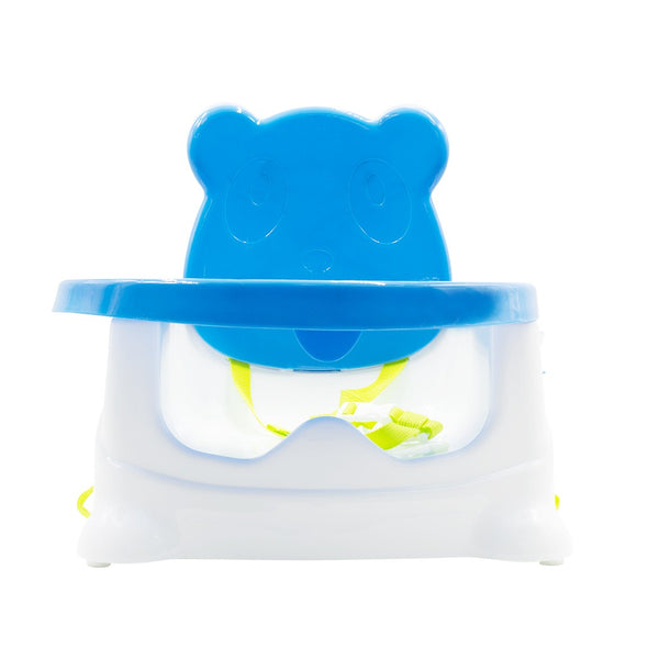 Seggiolone Pappa Bambini Attacco da Tavolo Cintura Sicurezza e Vassoio Azzurro online