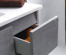 Mobile da Bagno Sospeso 100cm Mazzoni Maiorca Light 2+2 Antracite