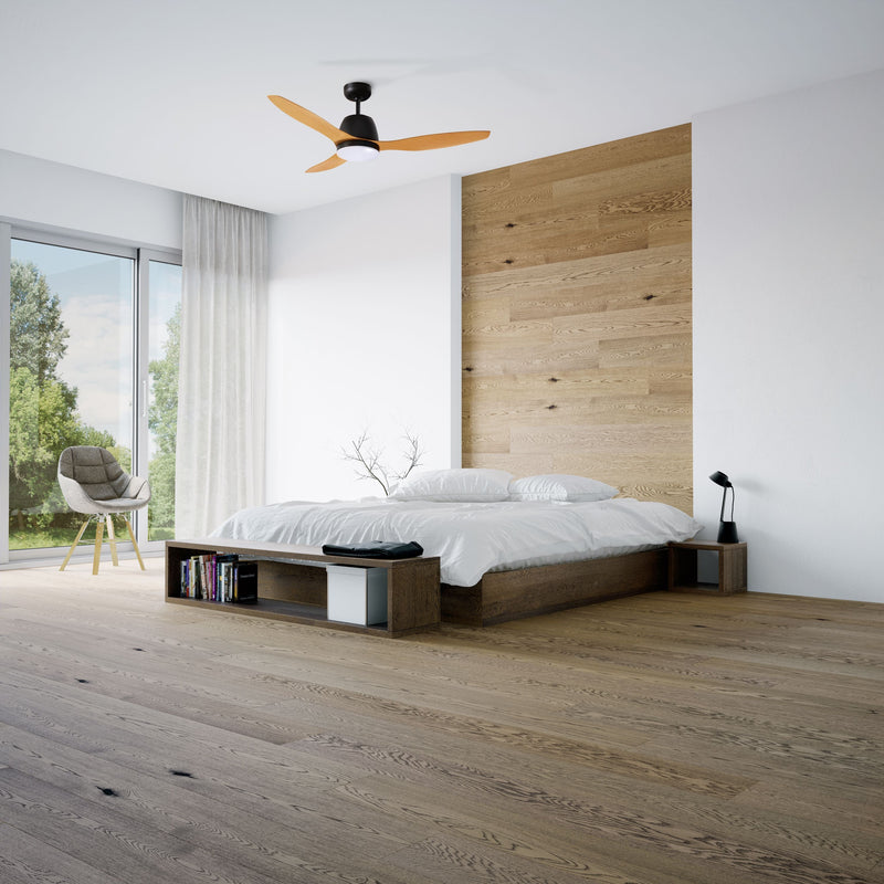 Ventilatore da Soffitto con 3 Pale e LED Ø120 cm 3 Velocità Martec Elite Legno