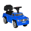 Auto Macchina Cavalcabile Fuoristrada per Bambini Clacson e Musica Blu 