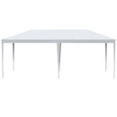 Gazebo da Giardino 580x290x250 cm con Pareti Rimovibili e Finestre Trasparenti Bianco   